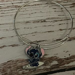 Stitch on surf board bracelet
